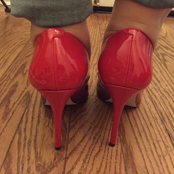 Red/black Ombré Heels 3.5" - Picture 3 of 4